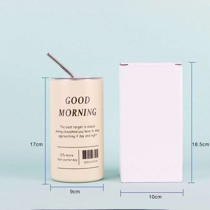 Stainless Steel Water Bottle Single Piece Casual Solid Color | Drinkware & Hydration