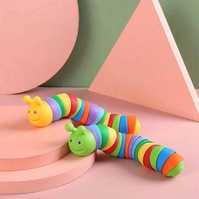 Soft Squishy Caterpillar Toy for Kids | Sensory Toys