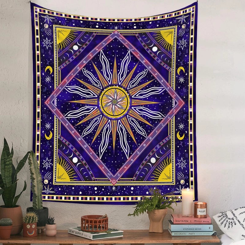 Glam Starry Sky Polyester Wall Tapestry Decorative Art|Home Decor & Wall Art