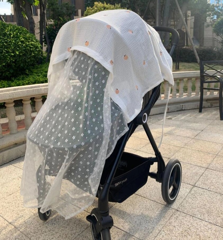 Baby Stroller Mosquito Net Breathable Windproof Sunscreen Cover|Baby Stroller Accessories