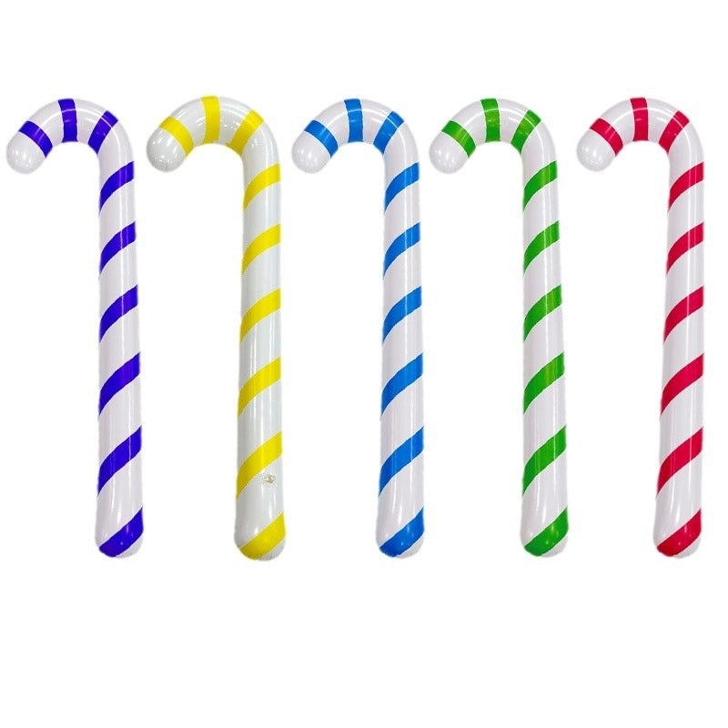 圣诞节派对装饰道具加厚PVC仿真助行器充气互动玩具|节日派对装饰用品