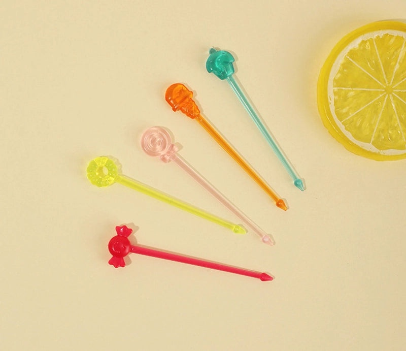 Adorable Cartoon Fruit Picks Set of 1|Kitchen & Dining Accessories