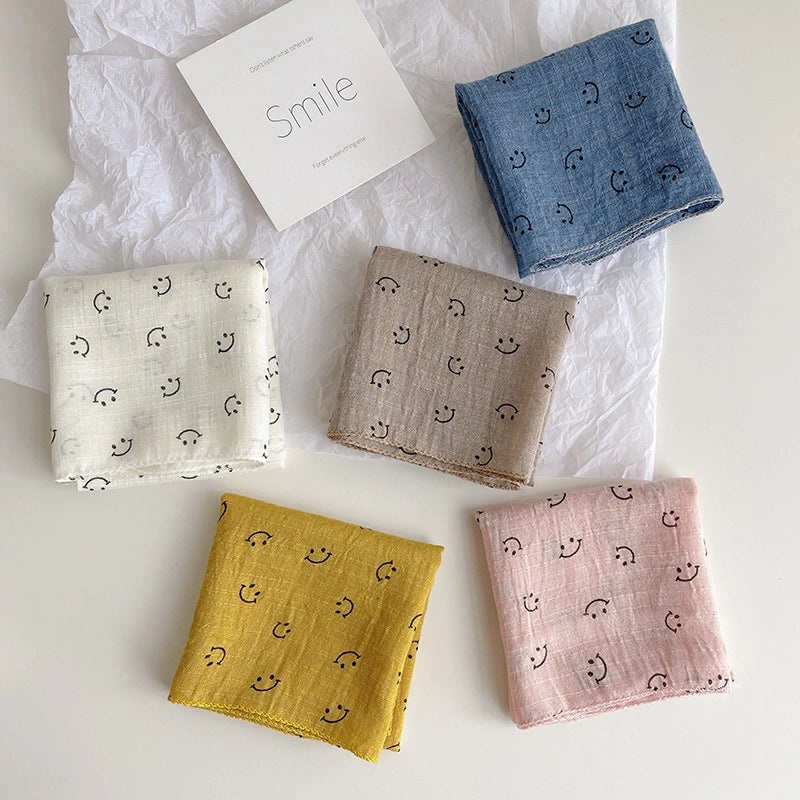 Adorable Smiling Face Cotton Blend Baby Accessories Set|Baby Accessories