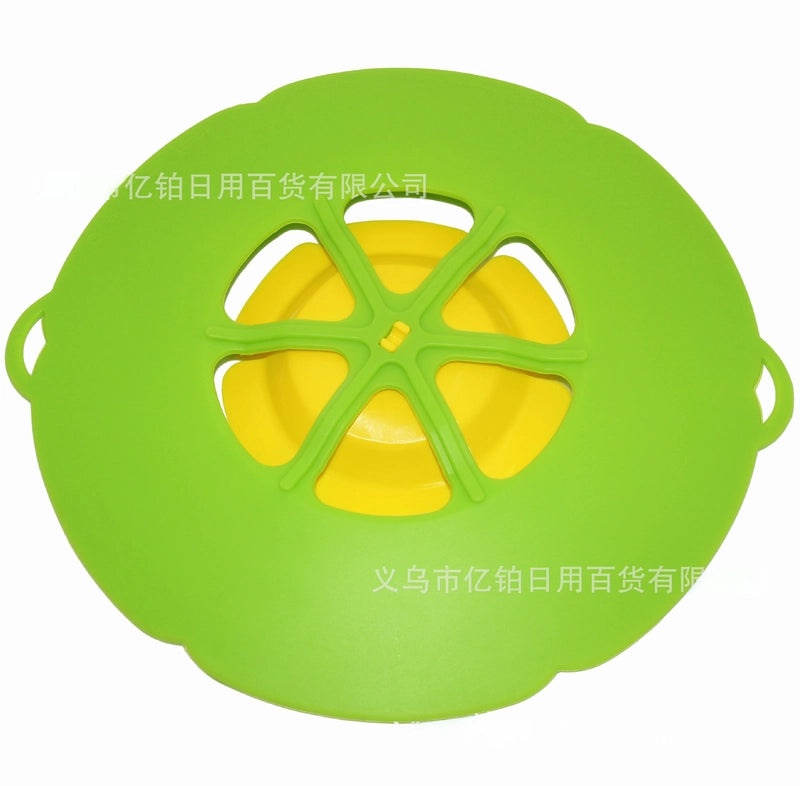 26cm Silicone Pot Lid Silicone Anti-Overflow Cover Heat-Resistant Kitchen Pot Cover Korean Style|Kitchen Accessories