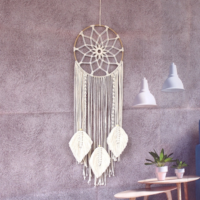 Elegant Dreamcatcher Cotton Wall Hanging | Home Decor Tapestries
