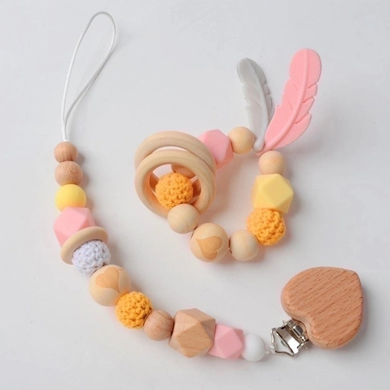 Colorful Feather Baby Hair Accessories Set | Baby Hair Accessories