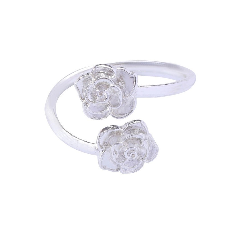 Valentine's Day Red Heart Flower Alloy Napkin Ring Casual Elegant Pastoral Style 1 Piece|Home Decor Tableware