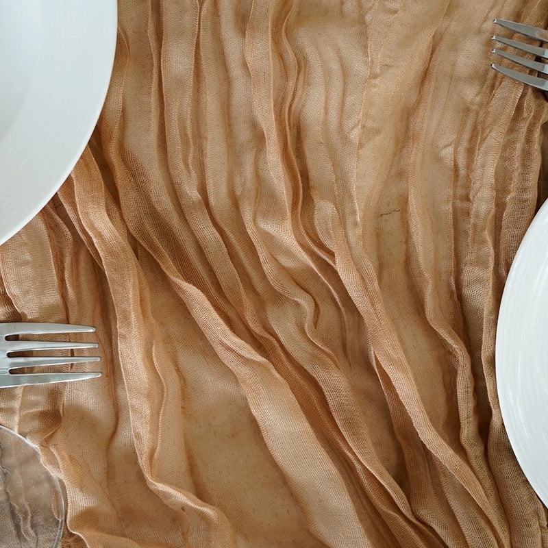 Elegant Vacation Table Runner in Solid Color Polyester|Home Decor Table Linens