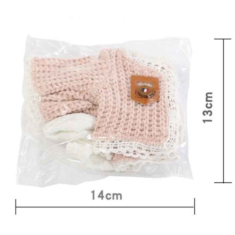 Solid Color Flower Doll Accessories Set | Dolls & Toys