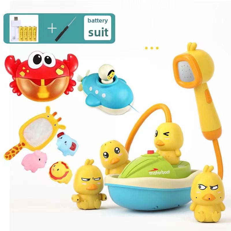 Electric Yellow Duck Bath Toy for Kids | Baby Bath Toys