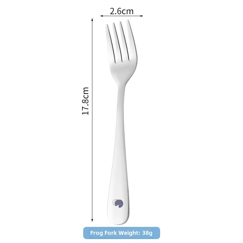 304 Stainless Steel Cartoon Baby Spoon Cute Feeding Spoon for Children Learning to Eat | Baby Feeding Accessories