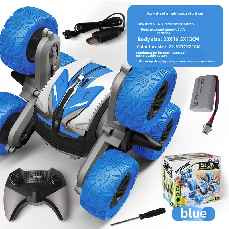 8WD 2.4G Amphibious Off-road Remote Control Stunt Car for Kids | Remote Control Toys