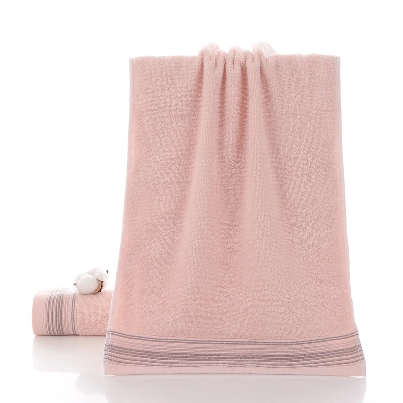 Thickened Pure Cotton Face Towel for Adults Household Water Pattern 32-Strand Durable Daily Use|Home & Living - Towels & Linens