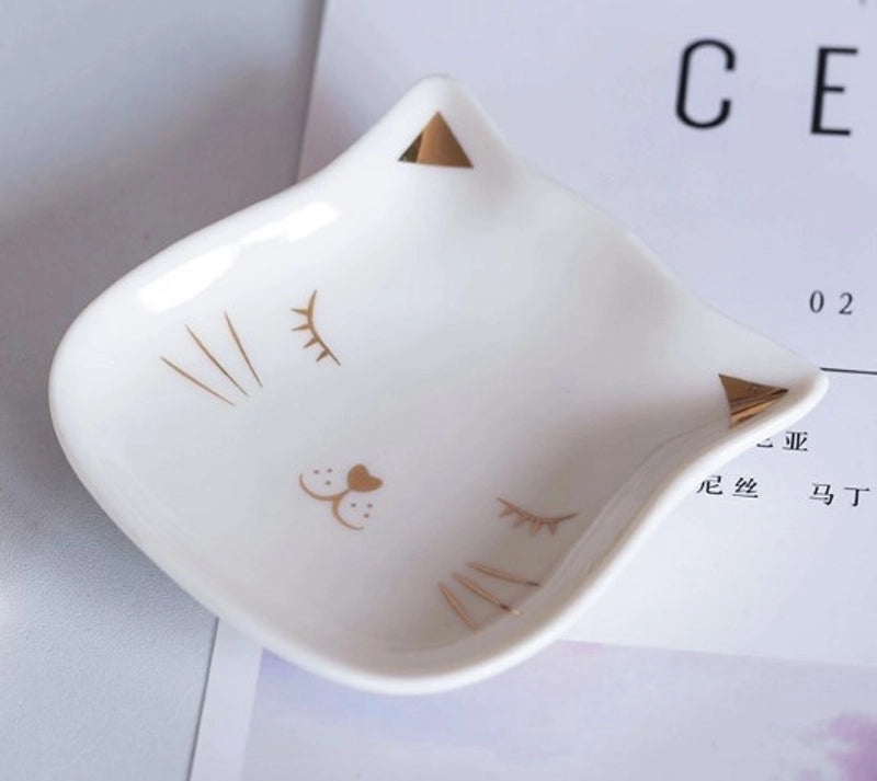 Adorable Animal Design White Porcelain Plate Single Piece|Home Decor Tableware Dishes Plates