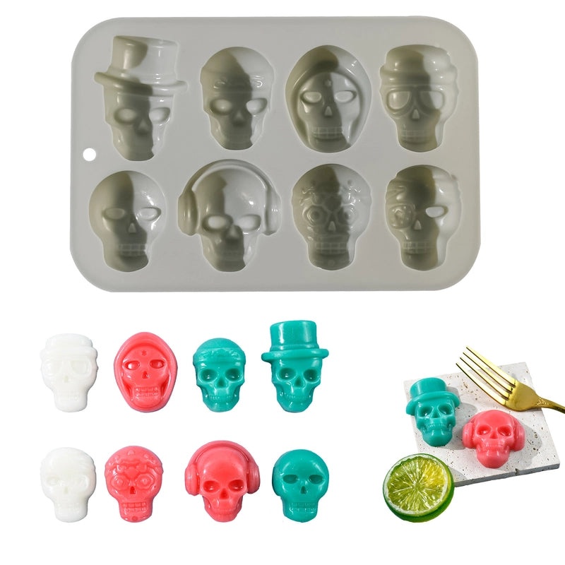 Halloween Skull Shaped Silicone Kitchen Mold 1 Pc | Kitchen Accessories