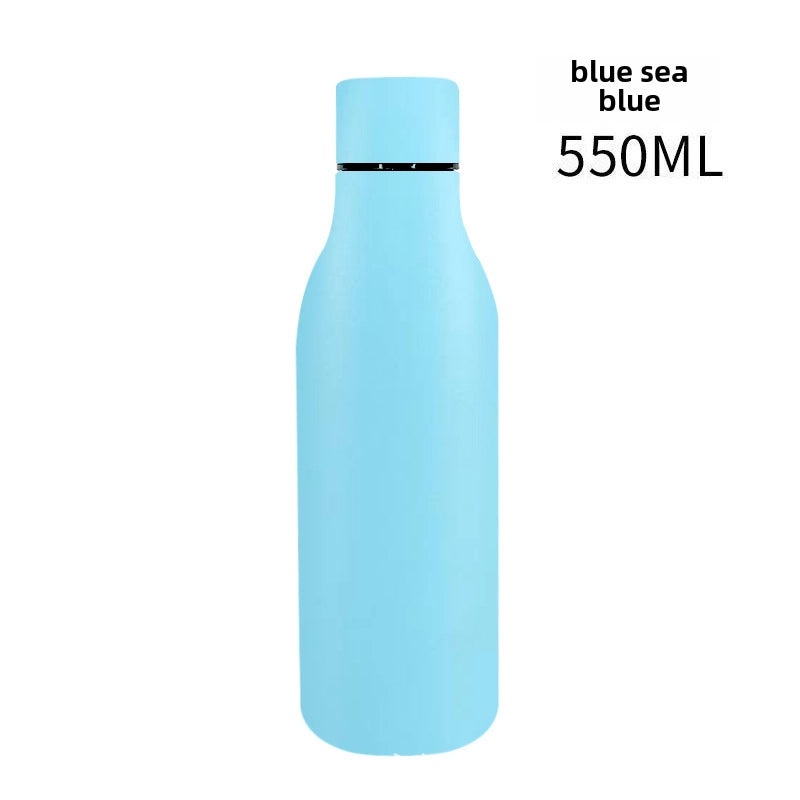 Stainless Steel Vacuum Coke Bottle Double Layer 304 Large Capacity Sports Water Cup|户外运动水杯