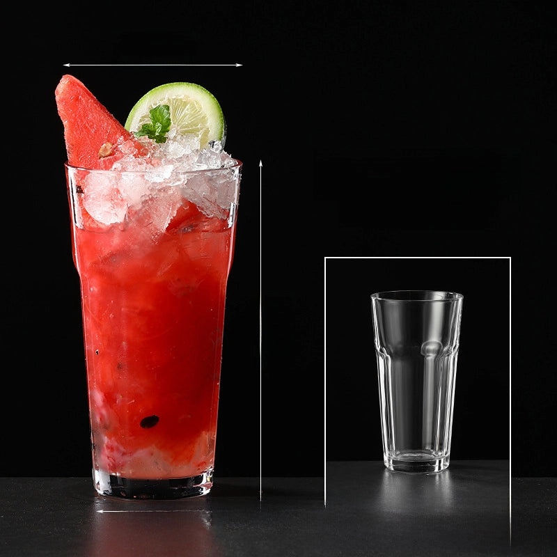 Large Capacity Glass Juice Cup for Milk Tea Mojito Cocktail Bars | Drinkware & Glassware