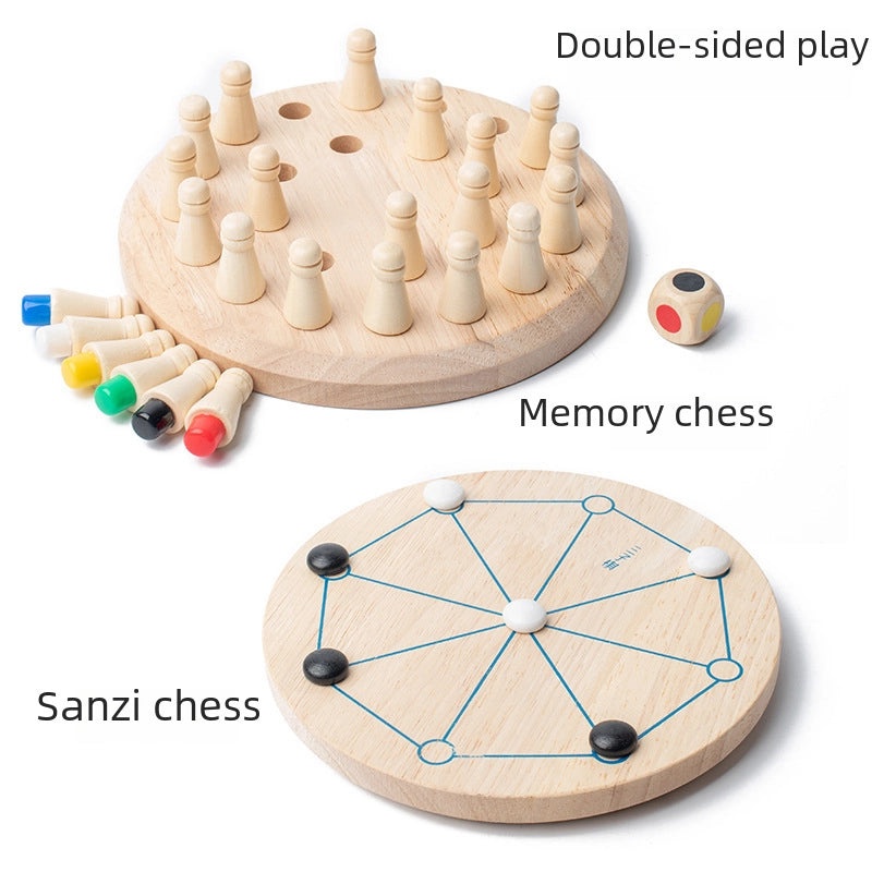 Educational Memory Chess for Kids Brain Training Focus Development Parent-Child Game | Toys & Games