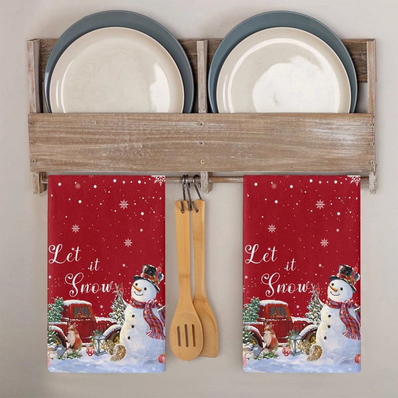 Christmas Holiday Cute Christmas Tree Soft Microfiber Towels|Home & Kitchen Textiles