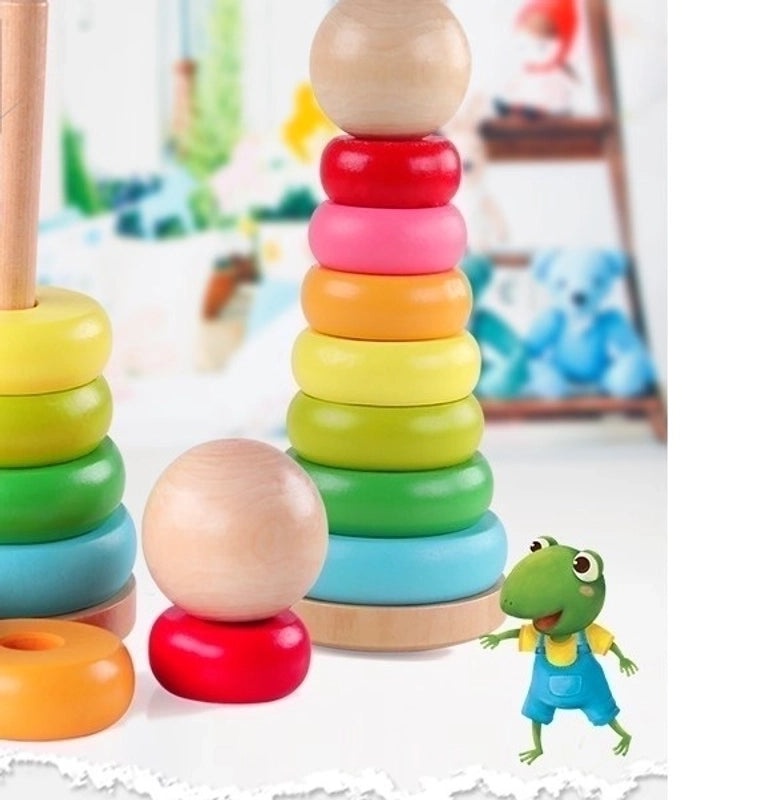 Wooden Building Blocks for Toddlers Ages 3-6 | Educational Toys & Learning Blocks