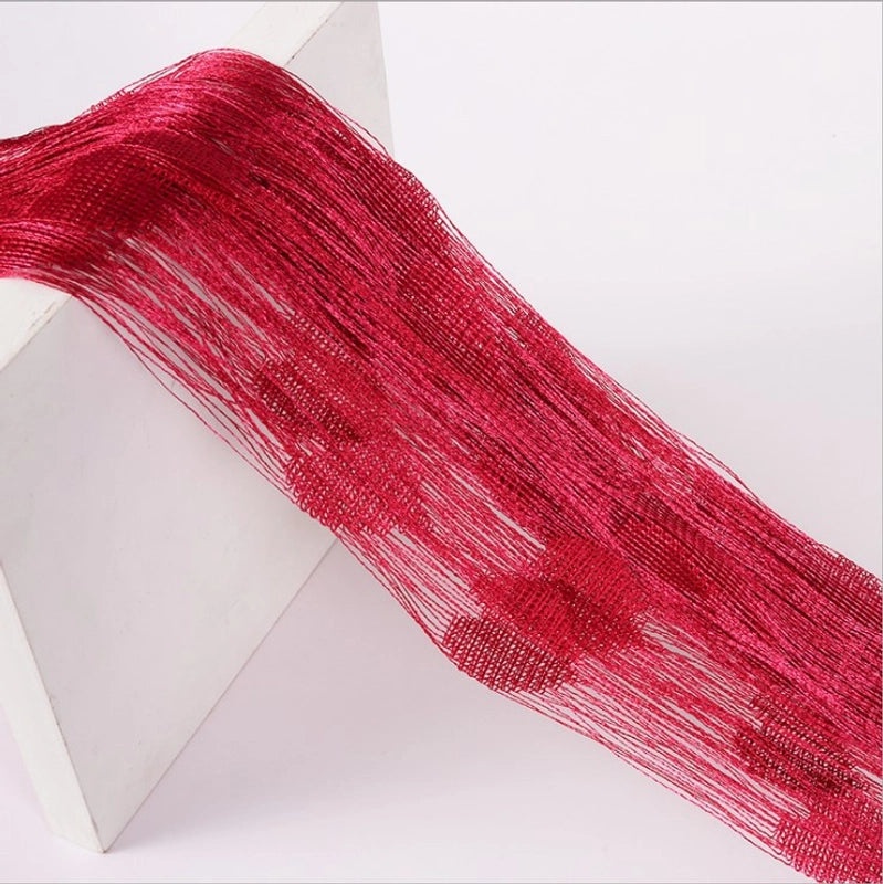 Small Heart Thread Curtain 1x2m Love Door Partition Decorative Porch Hanging|Home Decor Curtains