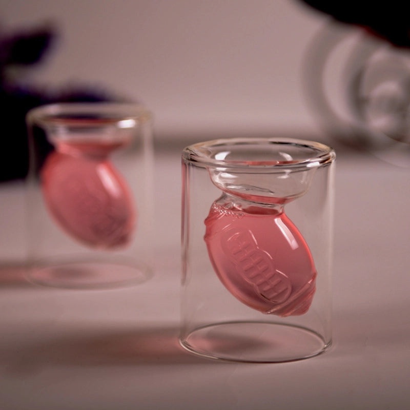 Elegant Solid Color Floral Glass Wine Tumbler | Glassware & Drinkware