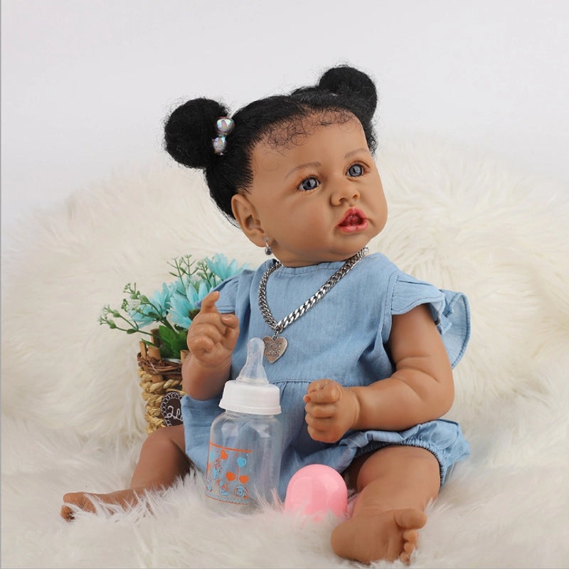 Realistic Vinyl Doll Toy with Silica Gel Material | Kids' Toys & Collectibles