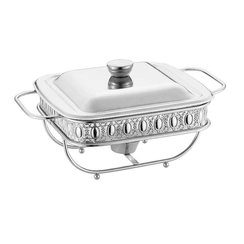 耐热玻璃炉圆形酒精加热金色自助餐锅带盖恒温保温锅|厨房用品