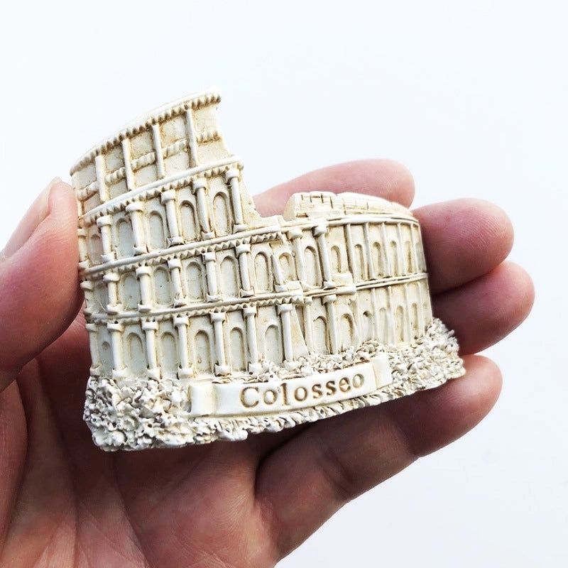 3-Piece Retro Streetwear Color Block Synthetic Resin Magnets Set|Home Decor & Magnets