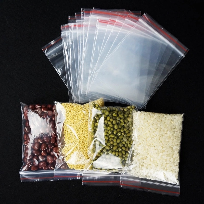 Clear Minimalist Food Packaging Bag for PE Materials | Food Storage Packaging