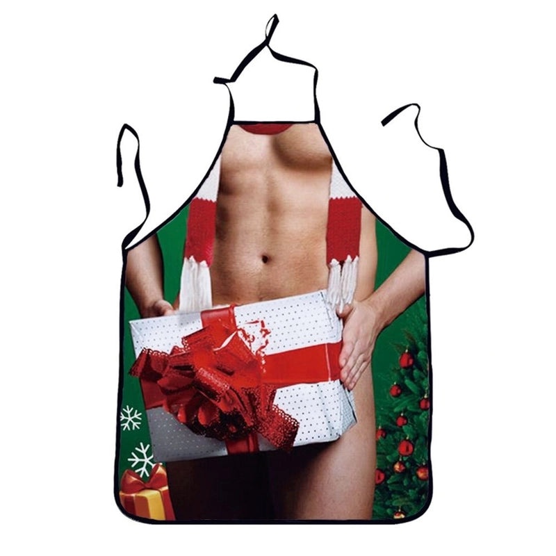 Stylish Cartoon Linen Apron for Kitchen Cooking|Kitchen & Dining