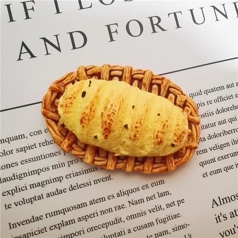 Adorable Pineapple Bread Cookie Fridge Magnet Made of Synthetic Resin|Home Decor & Kitchen Accessories