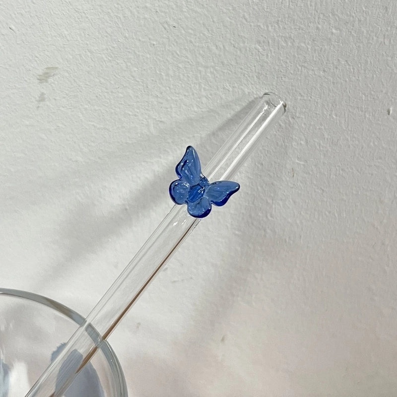 Animal Design Glass Drinking Straw | Kitchen & Dining Accessories