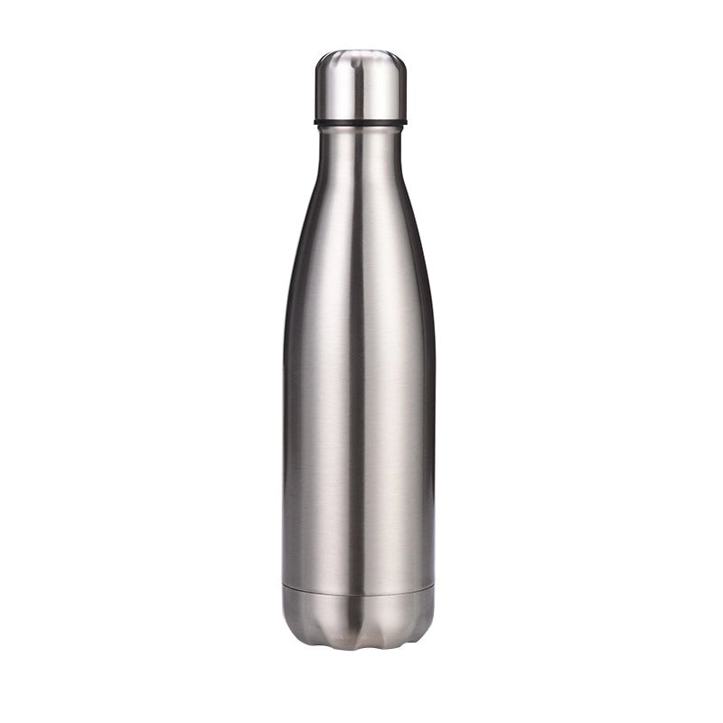 Stainless Steel Water Bottle Single Piece Casual Solid Color | Drinkware & Hydration