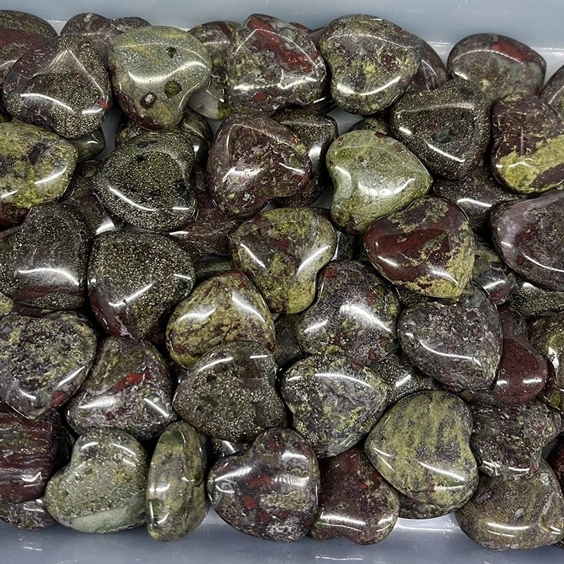 Pink Heart-Shaped Crystal Gemstone 2cm Handmade Decorative Ornament|Home Decor