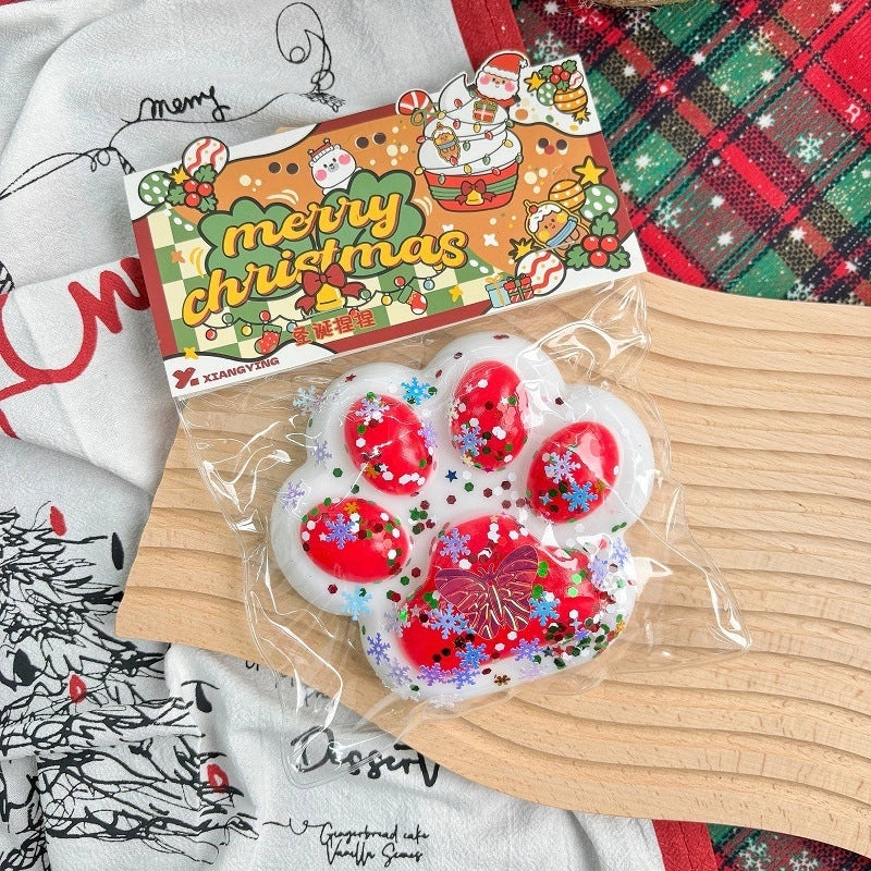 Christmas Tree Donut Fidget Toy Squeezing Stress Relief TPR Sensory Toy | Stress Relief Toys