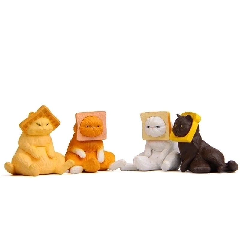 Adorable Cat PVC Figurine 1 Piece | Home Decor Ornaments