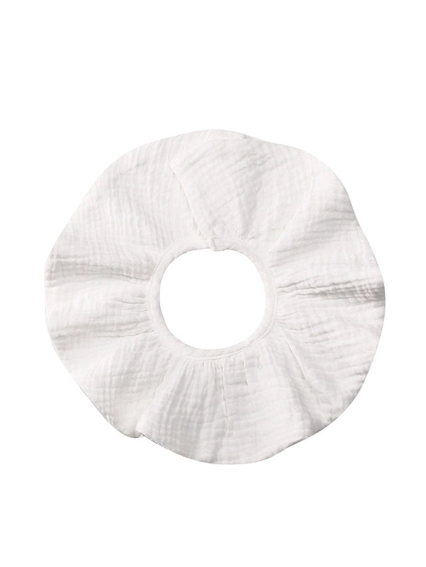 Minimalist Round Dot Solid Color Baby Burp Cloths Soft Gauze Fabric|Baby Accessories