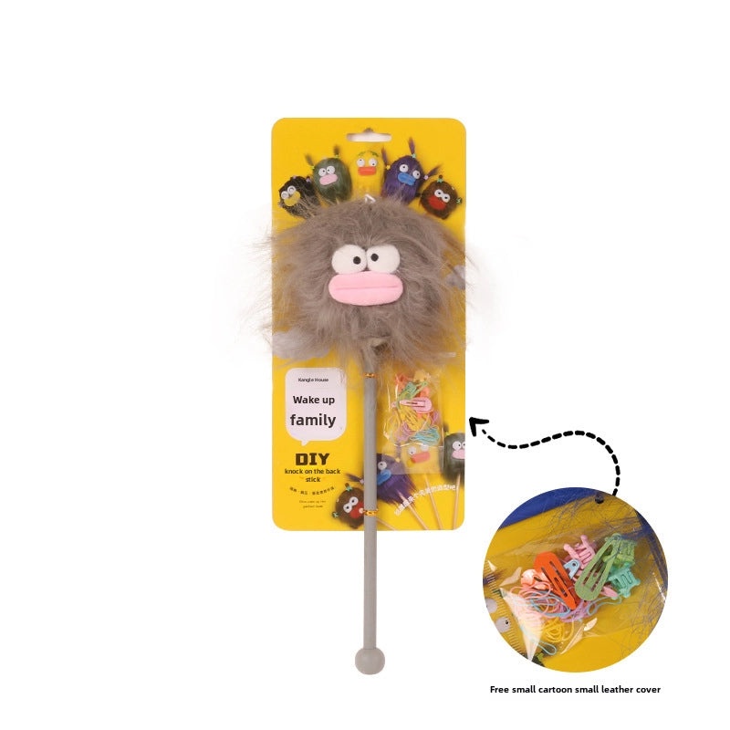 Cute Plush Mini Massage Hammer Toy | Stress Relief & DIY Fun Toys