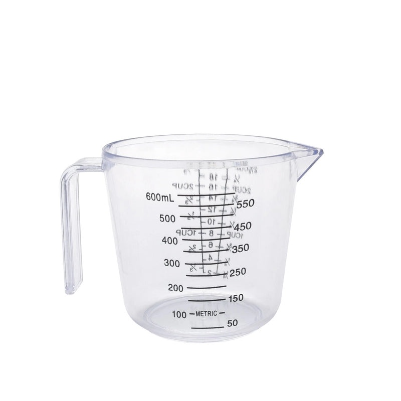 Transparent Dual-scale Measuring Cup 150-1000ml PS Plastic Liquid and Dry Ingredients Container|Kitchen Measuring Tools