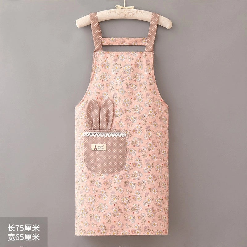 Charming Vintage Floral Polyester Apron for Women | Kitchen Aprons & Cooking Accessories