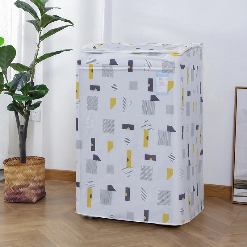 Waterproof PEVA Thickened Washing Machine Dust Cover Flip Drum Protector for Home Use | Home Appliances Accessories