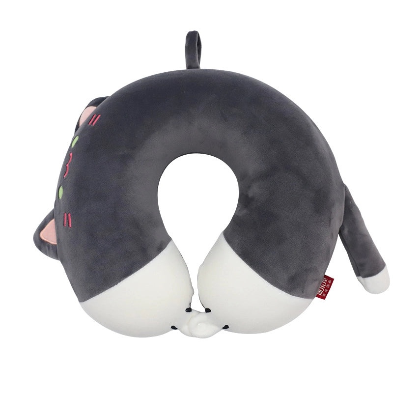 Cartoon Memory Foam U-Shaped Neck Pillow for Travel, Office, and Home | Travel Accessories