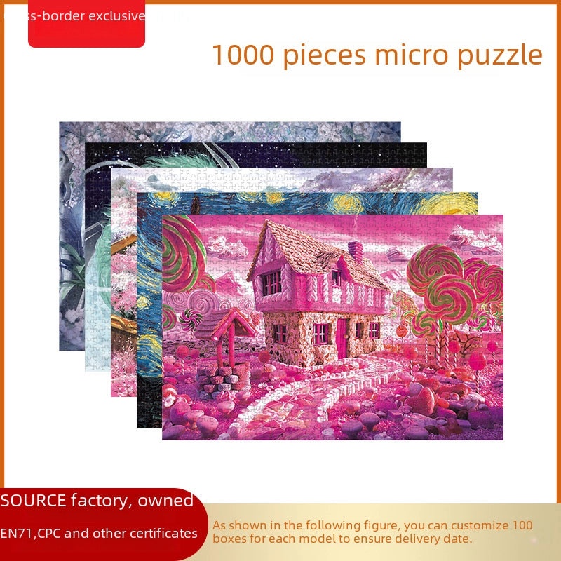 Anime Hell Paper 1000-Piece Puzzle for Adults | Toys & Games Puzzle