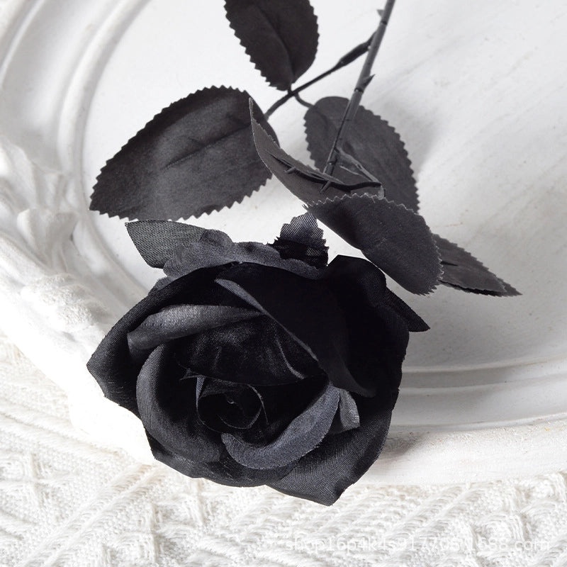 Artificial Rose Single Stem Flannel Flower for Home Wedding Valentine's Day Decoration|Home Decor & Wedding Accessories