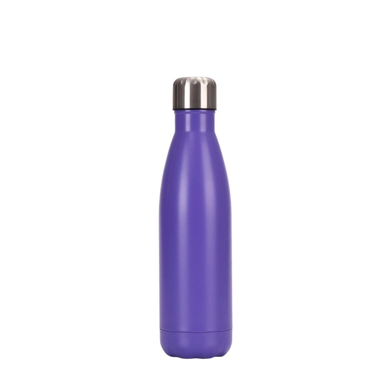 Stainless Steel Water Bottle Single Piece Casual Solid Color | Drinkware & Hydration