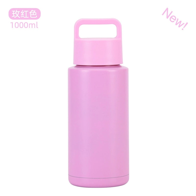 Insulated Stainless Steel Thermos Mug in Solid Colors for Everyday Use|Drinkware & Thermoses