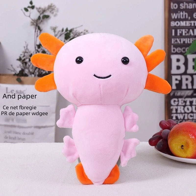 Cute Salamander Plush Toy Axolotl Dinosaur Hexagon Doll | Plush Toys & Collectibles