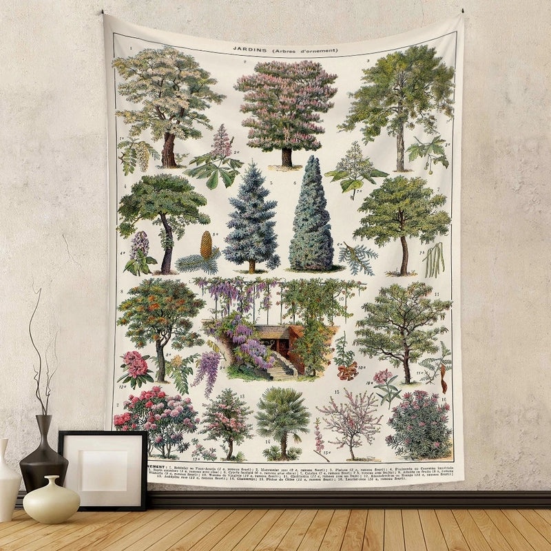 Elegant Tree Wall Hanging Polyester Tapestry|Home Decor Wall Art