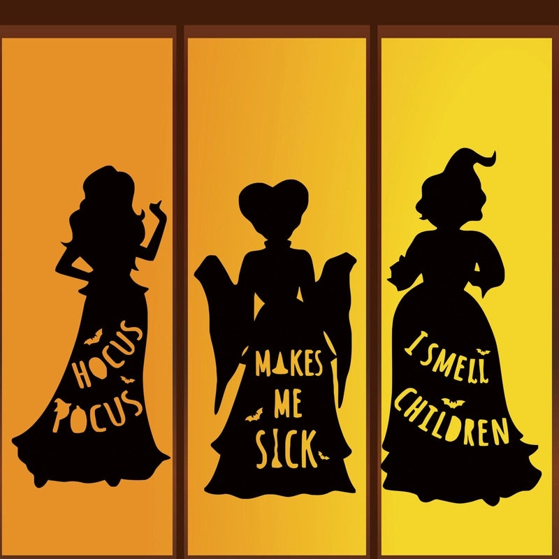 Casual Solid Color PVC Window Stickers for Vacation | Home Decor & Window Accessories